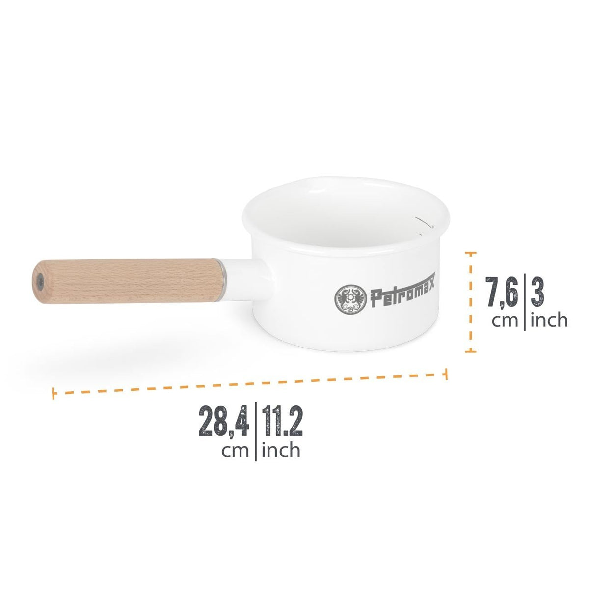 Petromax Emaille Stieltopf, 0,5 Liter, weiß - grillstir.comPetromax Emaille Stieltopf, 0,5 Liter, weißPetromaxgrillstir.compx - panen0.5 - w4250435731062