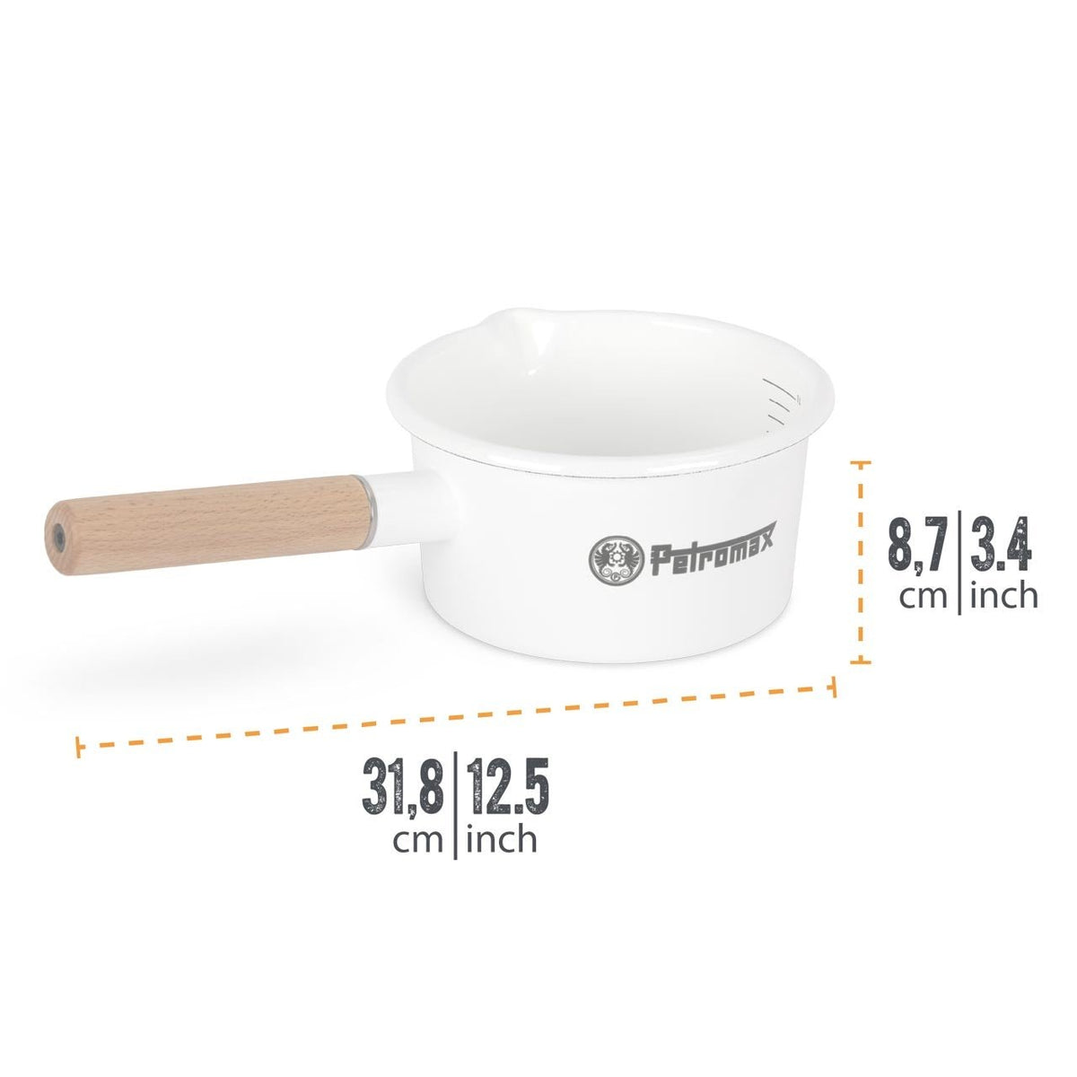 Petromax Emaille Stieltopf, 1 Liter, weiß - grillstir.comPetromax Emaille Stieltopf, 1 Liter, weißPetromaxgrillstir.compx - panen1 - w4250435731086