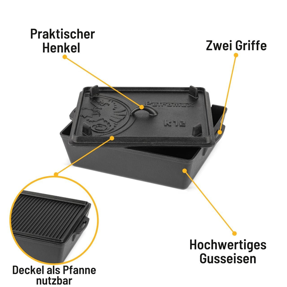 Petromax Kastenform mit Deckel, k12 - grillstir.comPetromax Kastenform mit Deckel, k12Petromaxgrillstir.comptk124250435770900