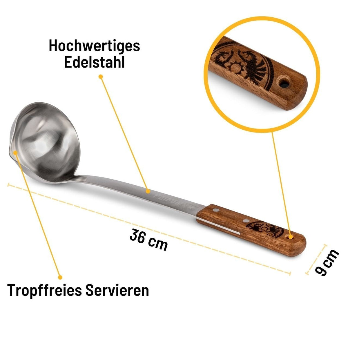 Petromax Schöpfkelle mit Walnussholzgriff, 30 cm - grillstir.comPetromax Schöpfkelle mit Walnussholzgriff, 30 cmPetromaxgrillstir.comptladle304250435770917