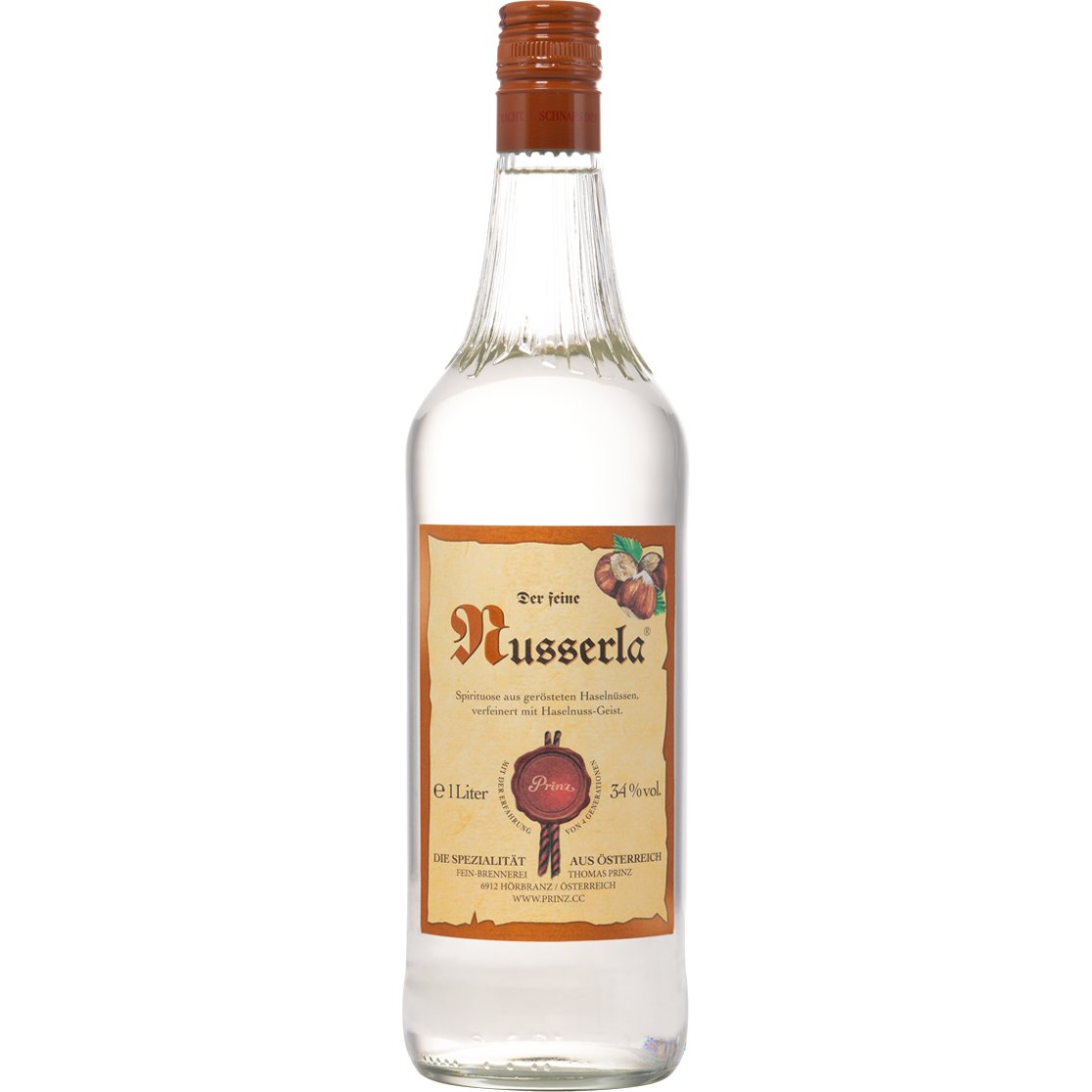 Prinz Nusserla Schnaps 34%, 1l - grillstir.comPrinz Nusserla Schnaps 34%, 1lPrinzgrillstir.com102361009001704003305