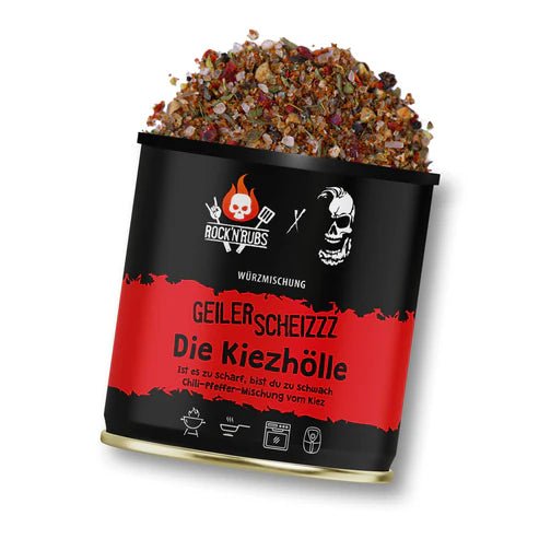 Rock 'n' Rubs Geiler Scheizzz - Die Kiezhölle - 140 g - grillstir.comRock 'n' Rubs Geiler Scheizzz - Die Kiezhölle - 140 gGewürzeRock 'n' Rubsgrillstir.com