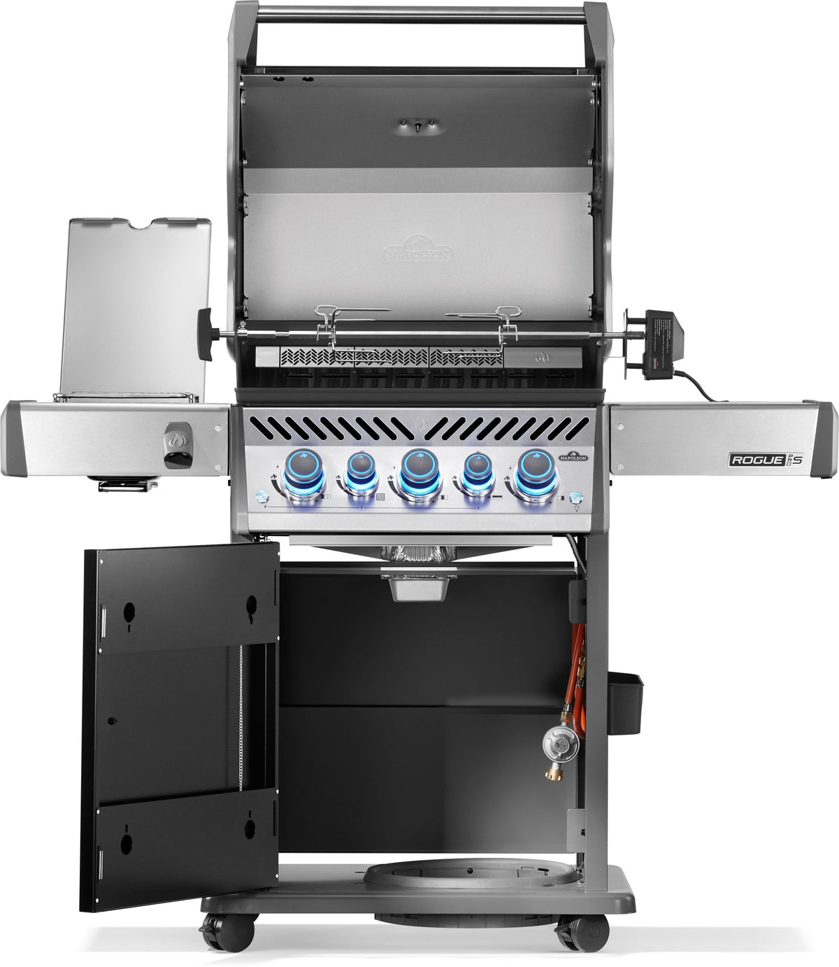 Rogue PRO - S 425 mit Gußrosten, Schwarz, inkl. Drehspieß - grillstir.comRogue PRO - S 425 mit Gußrosten, Schwarz, inkl. DrehspießNapoleongrillstir.comRPS425RSIBPK - 2 - DE - R0629162152329