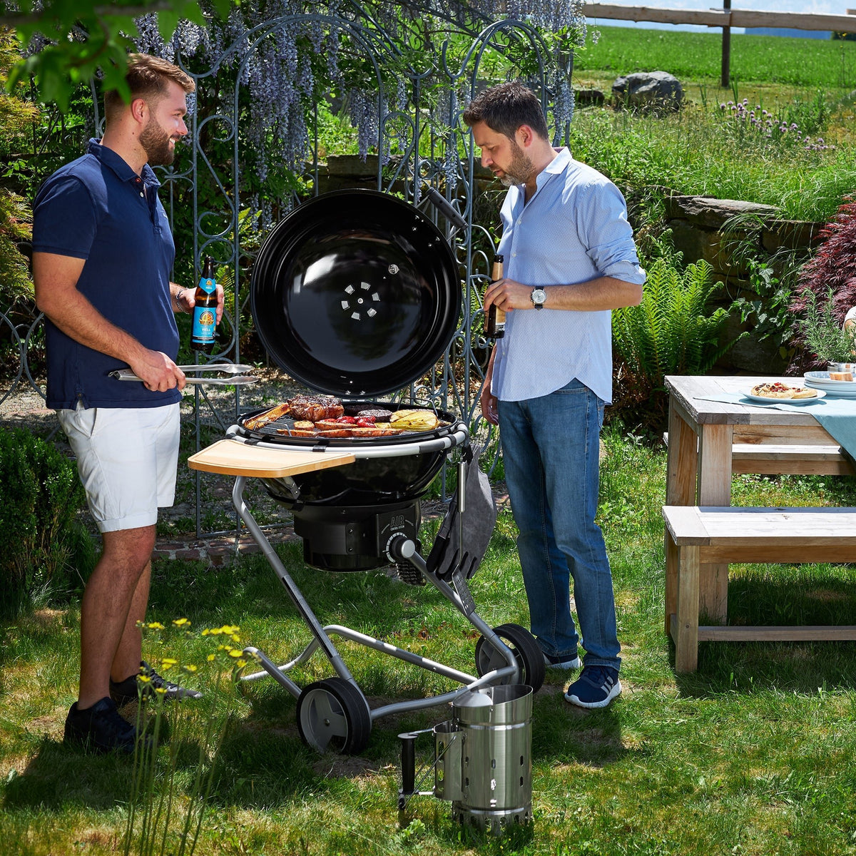 Rösle Holzkohle - Kugelgrill No.1 F60 AIR schwarz (Ø 60 cm) - grillstir.comRösle Holzkohle - Kugelgrill No.1 F60 AIR schwarz (Ø 60 cm)Röslegrillstir.com250064004293250063