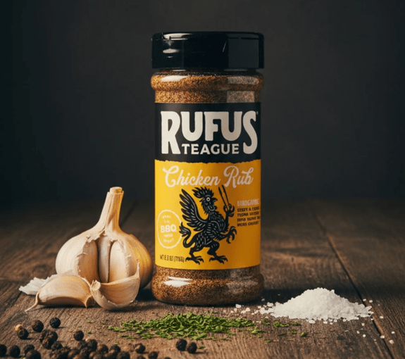 Rufus Teague Chicken Rub 6.0 oz. - grillstir.comRufus Teague Chicken Rub 6.0 oz.Rufusgrillstir.com