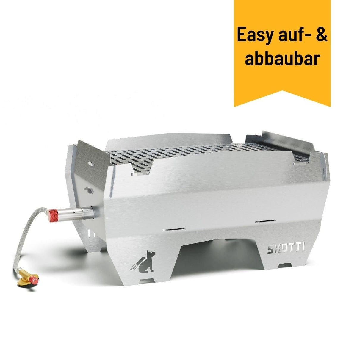 Skotti Grill 2.0, transportabler & klappbarer Campinggrill, 2,5 kW Leistung - grillstir.comSkotti Grill 2.0, transportabler & klappbarer Campinggrill, 2,5 kW LeistungSkottigrillstir.com