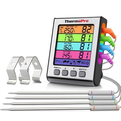 ThermoPro TP17H Kernthermometer, 4 Messfühler - grillstir.comThermoPro TP17H Kernthermometer, 4 MessfühlerThermoProgrillstir.com