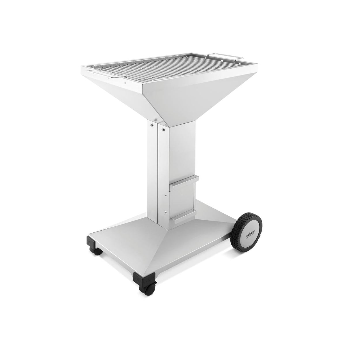 Thüros Säulengrill Edelstahl T4 - fahrbar - grillstir.comThüros Säulengrill Edelstahl T4 - fahrbarThürosgrillstir.com