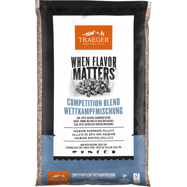 Traeger Pellets, Competition Blend 9kg - grillstir.comTraeger Pellets, Competition Blend 9kgTraegergrillstir.com