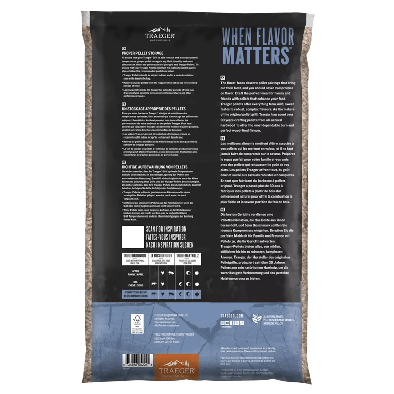 Traeger Pellets, Competition Blend 9kg - grillstir.comTraeger Pellets, Competition Blend 9kgTraegergrillstir.com