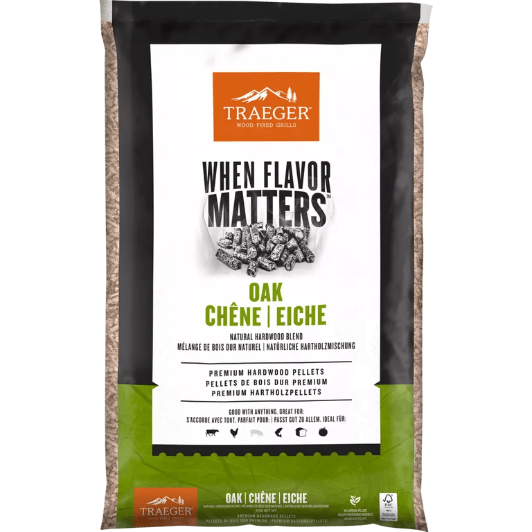 Traeger Pellets, Eiche 9kg - grillstir.comTraeger Pellets, Eiche 9kgTraegergrillstir.com