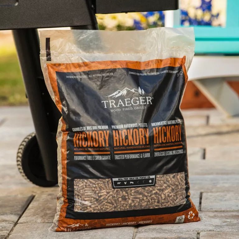Traeger Pellets, Hickory 9kg - grillstir.comTraeger Pellets, Hickory 9kgTraegergrillstir.com