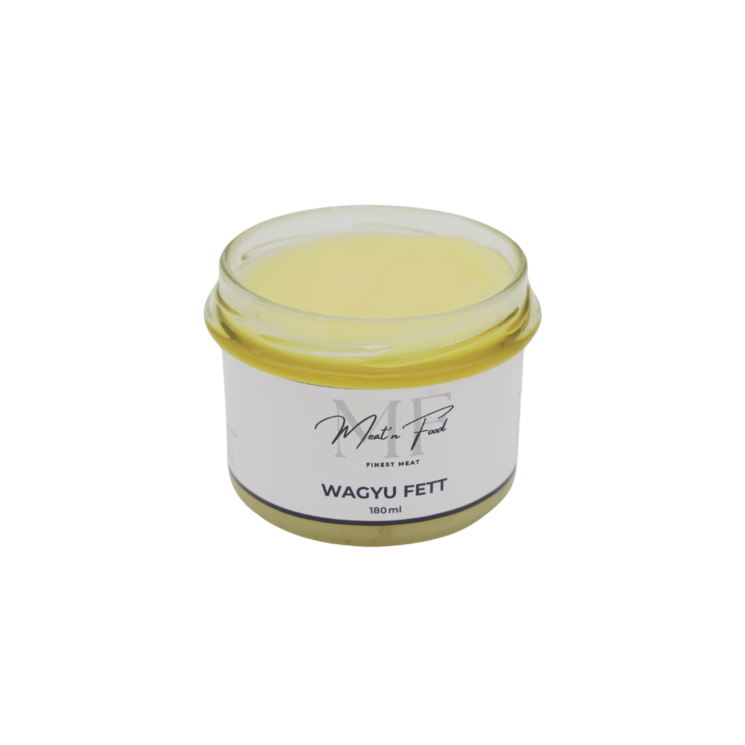 100% Vollblut Wagyufett 180 ml | Meat’n’Food – Finest Meat - grillstir.com100% Vollblut Wagyufett 180 ml | Meat’n’Food – Finest MeatWagyu FettMeat 'n' Foodgrillstir.com