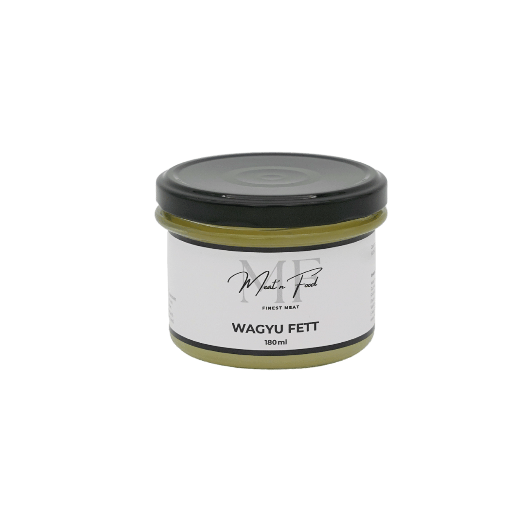 100% Vollblut Wagyufett 180 ml | Meat’n’Food – Finest Meat - grillstir.com100% Vollblut Wagyufett 180 ml | Meat’n’Food – Finest MeatWagyu FettMeat 'n' Foodgrillstir.com
