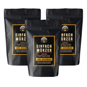 3er Set | Einfach Grillen - Einfach Würzer Gewürzsalz - grillstir.com3er Set | Einfach Grillen - Einfach Würzer GewürzsalzGewürzsalzBABOSSAgrillstir.com