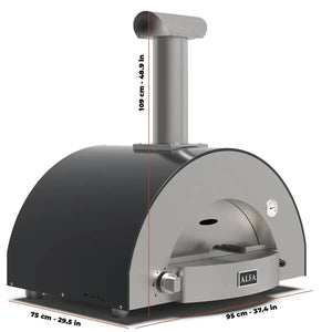 Alfa Forni Classico 2 Pizze, Gas/Hybrid, Grau - grillstir.comAlfa Forni Classico 2 Pizze, Gas/Hybrid, GrauAlfa Fornigrillstir.com