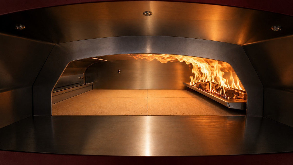 Alfa Forni EVO Hybrid-Pizzaofen Flüssiggas (LPG)/Holz, Rubin Rot - grillstir.comAlfa Forni EVO Hybrid-Pizzaofen Flüssiggas (LPG)/Holz, Rubin RotPizzaofenAlfa Fornigrillstir.com