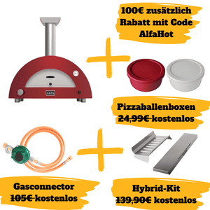 Alfa Forni Moderno 2 Pizze, Gas/Hybrid, Rot SPARBUNDLE - grillstir.comAlfa Forni Moderno 2 Pizze, Gas/Hybrid, Rot SPARBUNDLEAlfa Fornigrillstir.com
