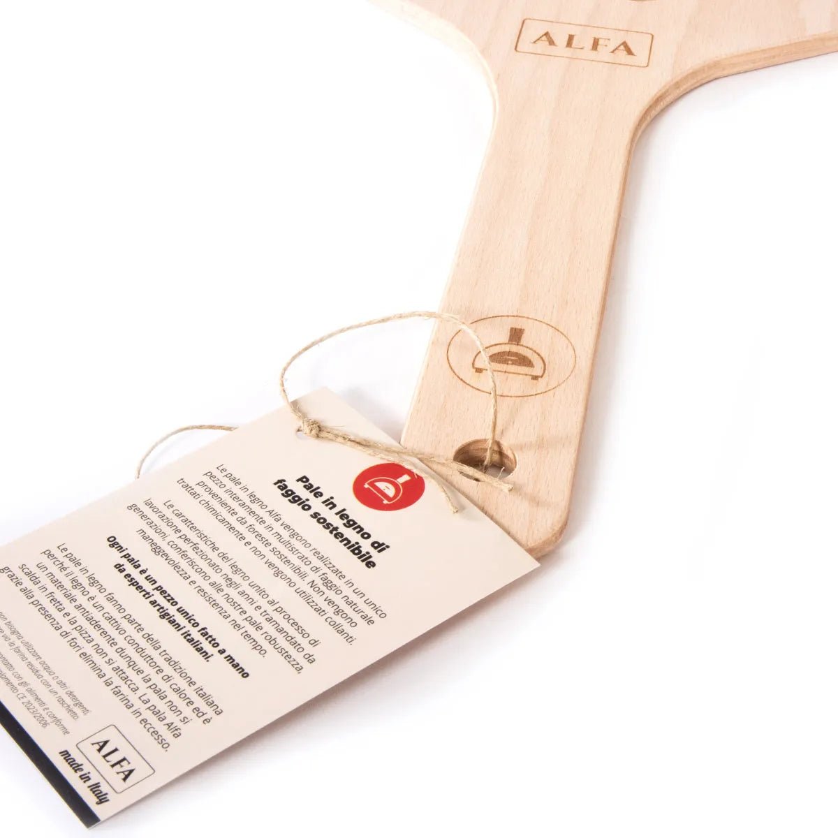 Alfa Forni Pizzaschaufel, Holz 40cm - grillstir.comAlfa Forni Pizzaschaufel, Holz 40cmAlfa Fornigrillstir.com