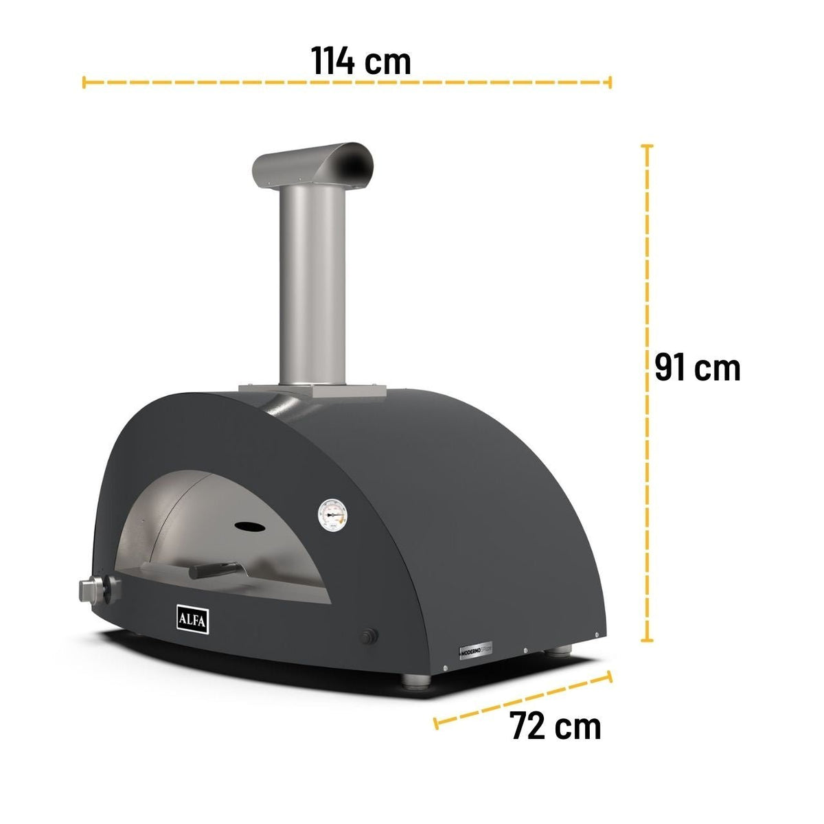 Alfa Moderno 3Pizze, Ardesia Grey Hybrid - grillstir.comAlfa Moderno 3Pizze, Ardesia Grey HybridAlfa Fornigrillstir.comFXMD - 3P - GGRA8056471416682