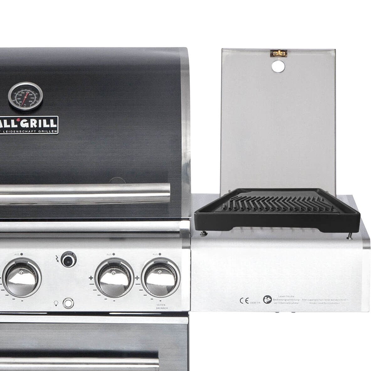 All`Grill Gussgrillplatte, für alle Seitenkocher - grillstir.comAll`Grill Gussgrillplatte, für alle SeitenkocherALL'GRILLgrillstir.com551004041571551009