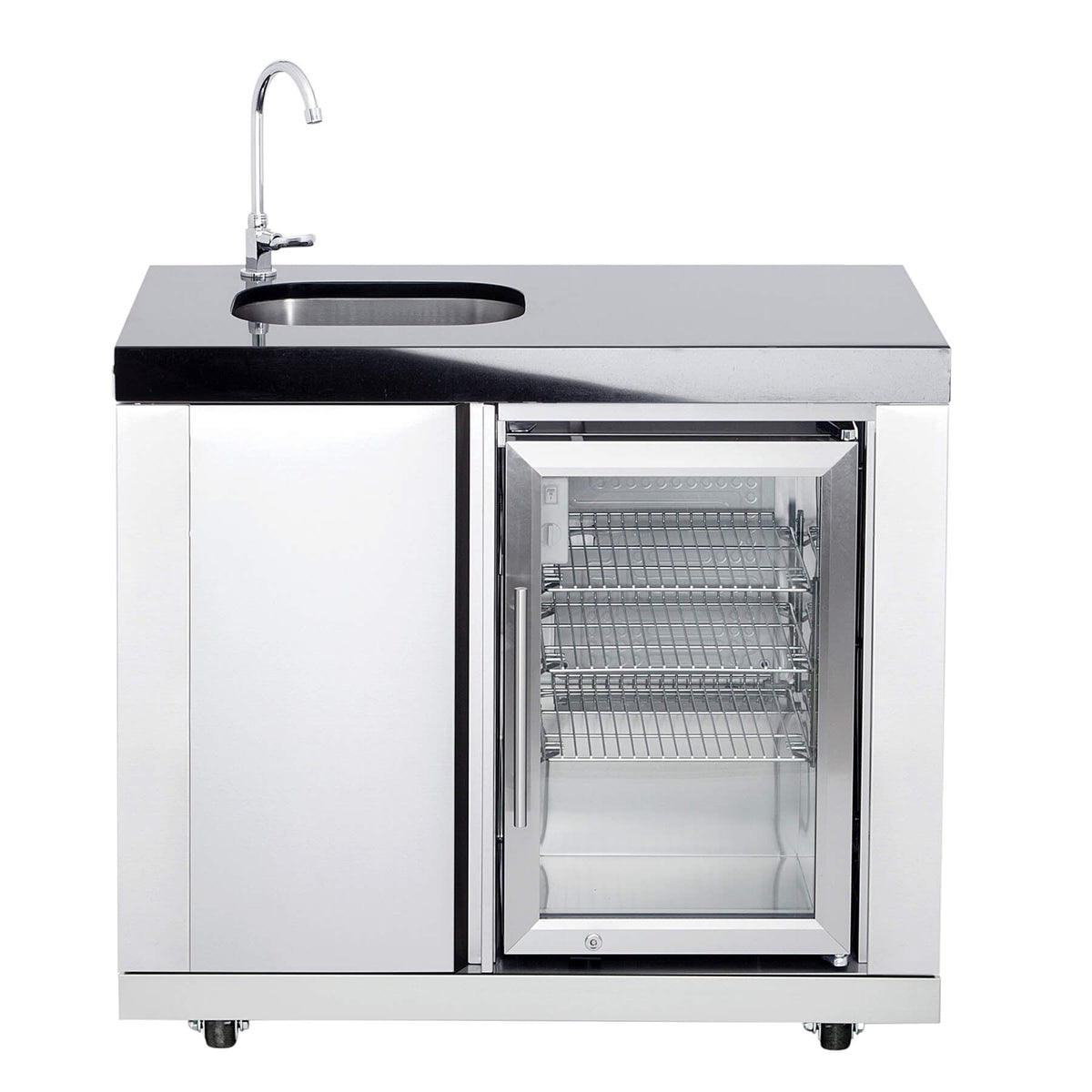 All'Grill Modul 1, Waschbecken - /Kühlschrankkombi (Becken links) - grillstir.comAll'Grill Modul 1, Waschbecken - /Kühlschrankkombi (Becken links)ALL'GRILLgrillstir.com850M014041571118011