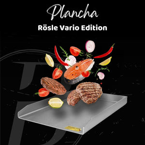 Babossa Plancha, Rösle Videro mit Vario für Videro, Allflame Hero & Epicflame - grillstir.comBabossa Plancha, Rösle Videro mit Vario für Videro, Allflame Hero & EpicflameBABOSSAgrillstir.com