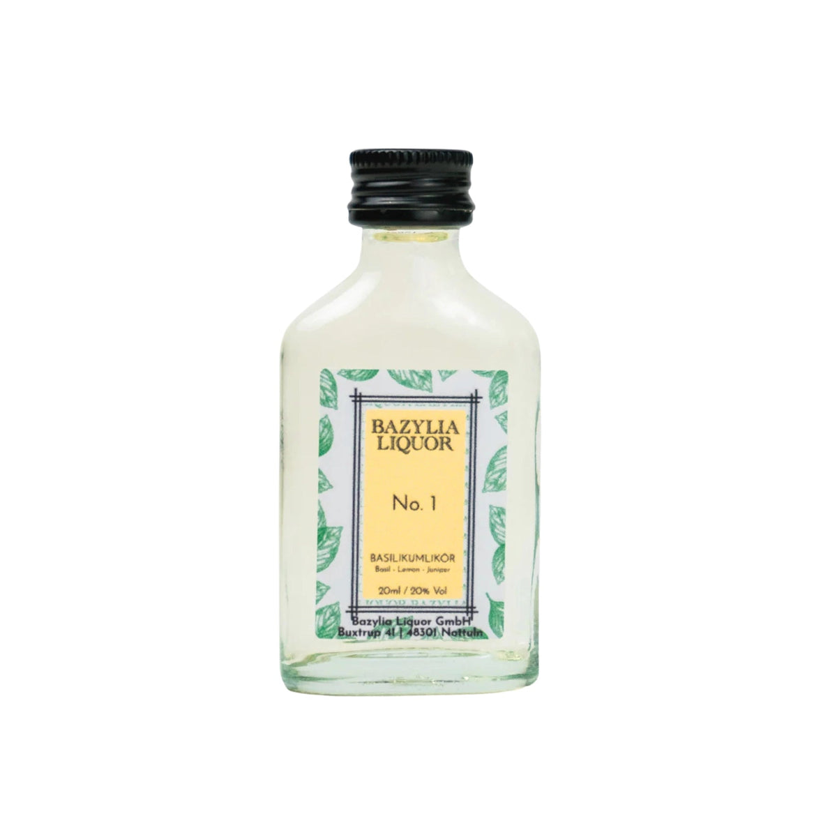 Bazylia Liquor No.1 Basilikumlikör, 20 ml, 20 % Vol. - grillstir.comBazylia Liquor No.1 Basilikumlikör, 20 ml, 20 % Vol.LikörBazylia Liquorgrillstir.com