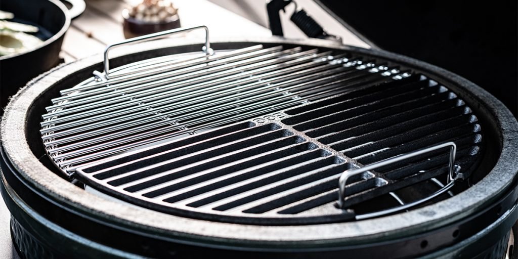 Big Green Egg Halbrunder Edelstahlrost, medium - grillstir.comBig Green Egg Halbrunder Edelstahlrost, mediumGrillzubehörBig Green Egggrillstir.com