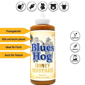 Blues Hog Honey Mustard Sauce, Squeeze Flasche - grillstir.comBlues Hog Honey Mustard Sauce, Squeeze FlascheBlues Hoggrillstir.comBH1302760665591000190