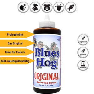 Blues Hog Original BBQ Sauce, Squeeze Flasche - grillstir.comBlues Hog Original BBQ Sauce, Squeeze FlascheBlues Hoggrillstir.comBH1302740665591000947