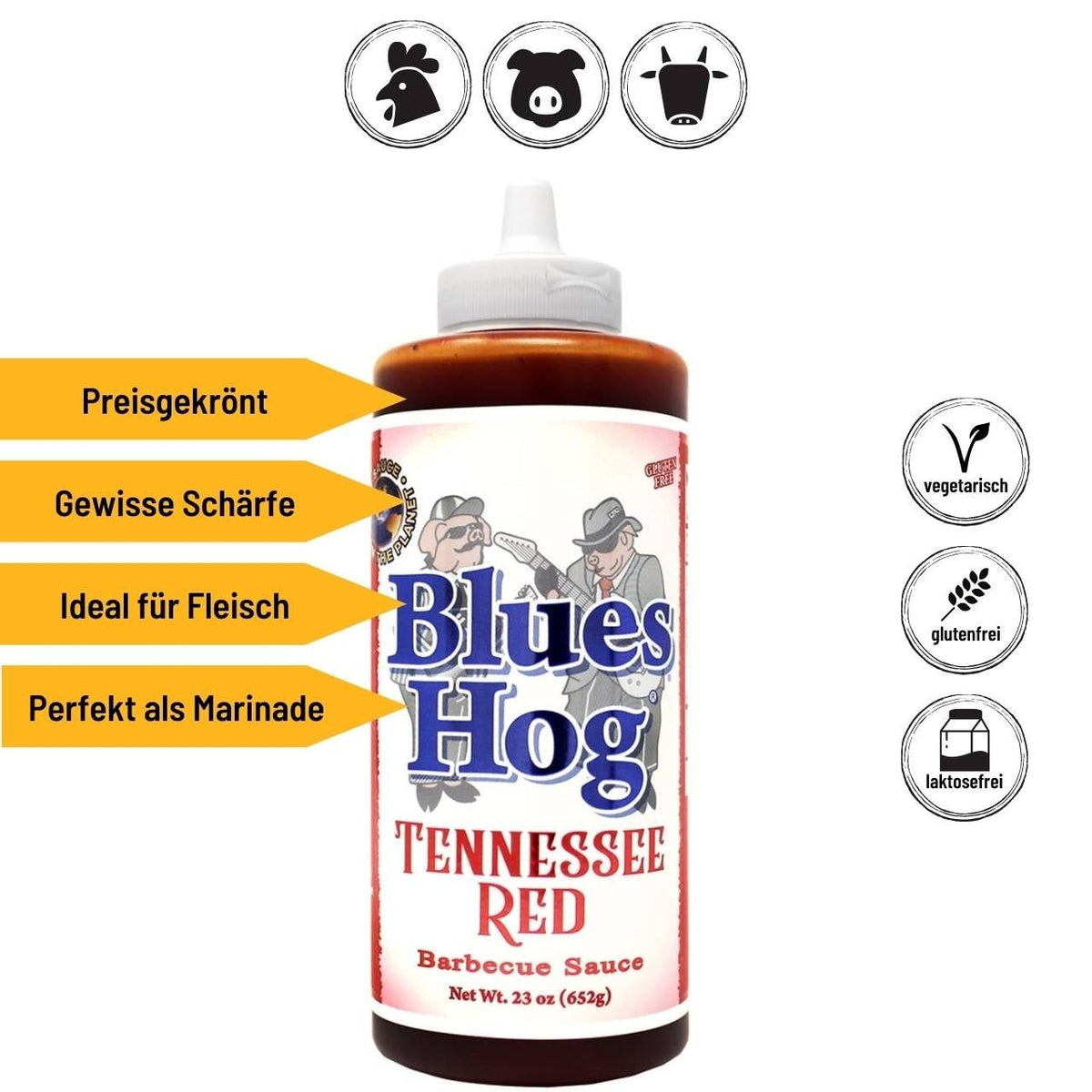 Blues Hog Tennessee Red Sauce, Squeeze Flasche - grillstir.comBlues Hog Tennessee Red Sauce, Squeeze FlascheBlues Hoggrillstir.comBH1302750665591000183