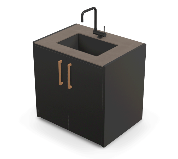 Brabura CT 90 Waschbeckenmodul - grillstir.comBrabura CT 90 WaschbeckenmodulBraburagrillstir.com