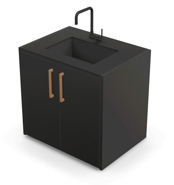 Brabura CT 90 Waschbeckenmodul - grillstir.comBrabura CT 90 WaschbeckenmodulBraburagrillstir.com