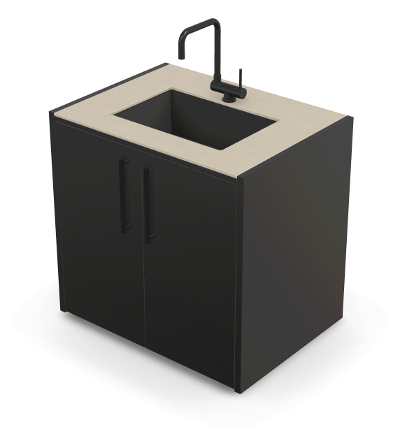 Brabura CT 90 Waschbeckenmodul - grillstir.comBrabura CT 90 WaschbeckenmodulBraburagrillstir.com