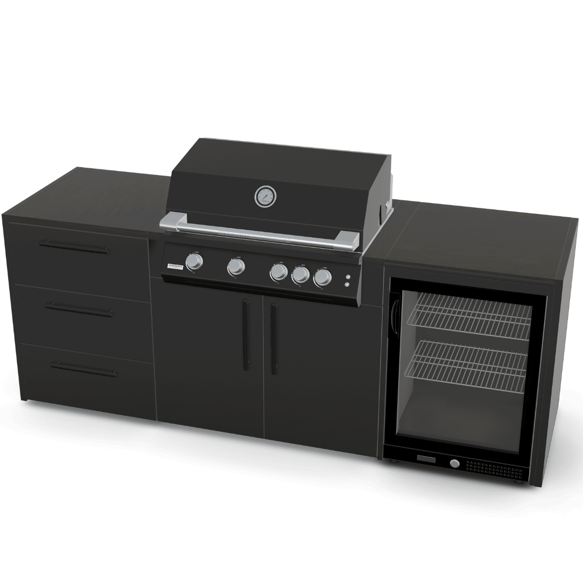 Brabura The Basic ONE All Black - grillstir.comBrabura The Basic ONE All BlackBraburagrillstir.com