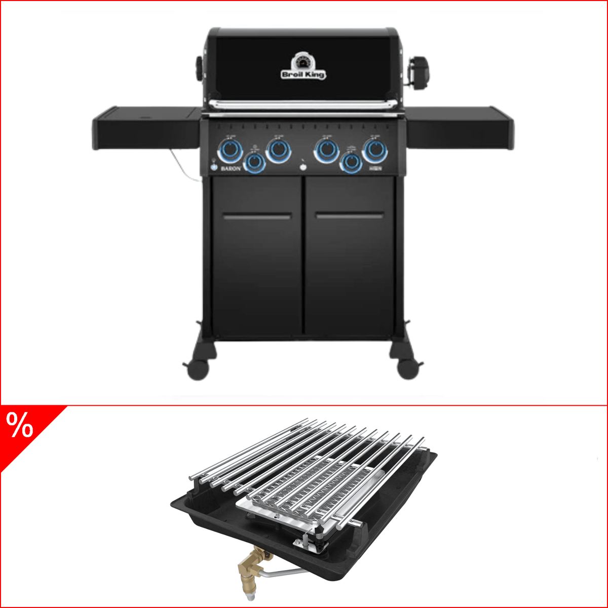 Broil King Baron 490 X Shadow Gasgrill (2026) inkl. Drehspieß & Infrarotbrenner - grillstir.comBroil King Baron 490 X Shadow Gasgrill (2026) inkl. Drehspieß & InfrarotbrennerGrillGrillgoodsgrillstir.com