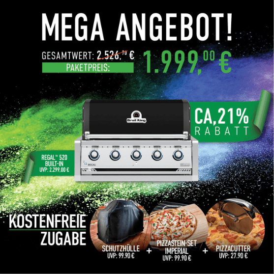 Broil King Regal 520 Built - In Bundle inkl. Abdeckhaube, Pizzastein & Pizzacutter - grillstir.comBroil King Regal 520 Built - In Bundle inkl. Abdeckhaube, Pizzastein & PizzacutterGrillbundleBroil Kinggrillstir.com