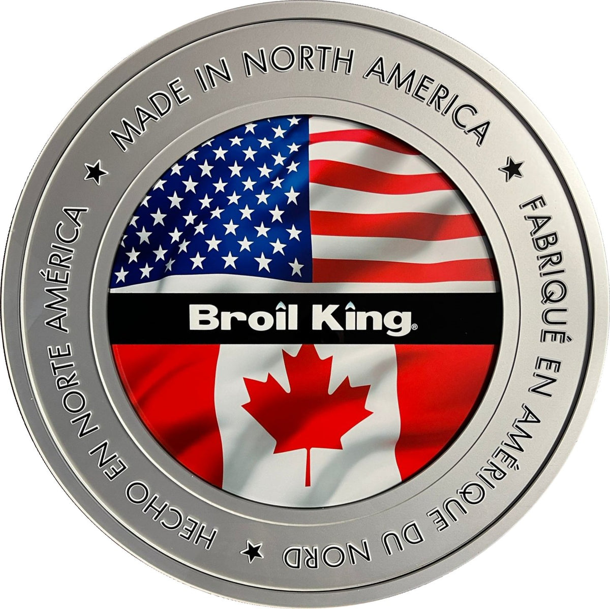 Broil King Schild "Made in North America" - grillstir.comBroil King Schild "Made in North America"Broil Kinggrillstir.com991114