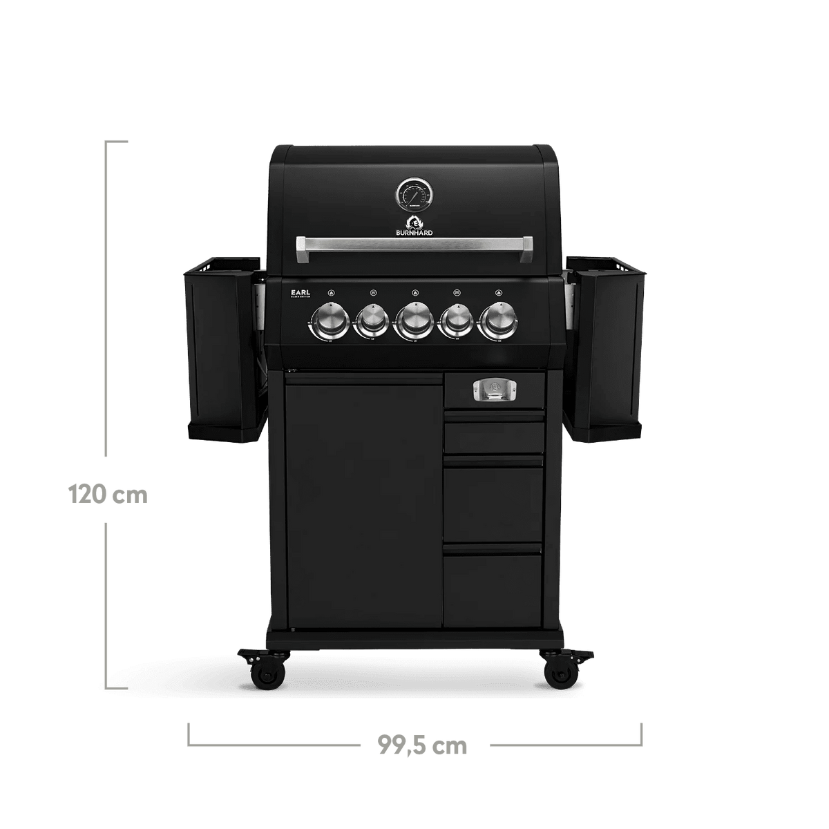 Burnhard EARL Premium - Gasgrill 3 - Brenner Black Edition mit Edelstahlrost - grillstir.comBurnhard EARL Premium - Gasgrill 3 - Brenner Black Edition mit EdelstahlrostGrillBurnhardgrillstir.com
