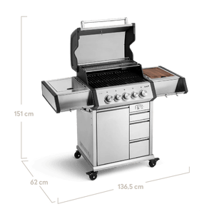 Burnhard EARL Premium - Gasgrill 3 - Brenner Edelstahl mit Gusseisenrost - grillstir.comBurnhard EARL Premium - Gasgrill 3 - Brenner Edelstahl mit GusseisenrostGrillBurnhardgrillstir.com