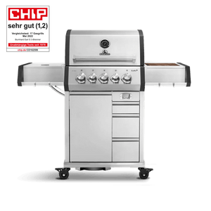 Burnhard EARL Premium - Gasgrill 3 - Brenner Edelstahl mit Gusseisenrost - grillstir.comBurnhard EARL Premium - Gasgrill 3 - Brenner Edelstahl mit GusseisenrostGrillBurnhardgrillstir.com