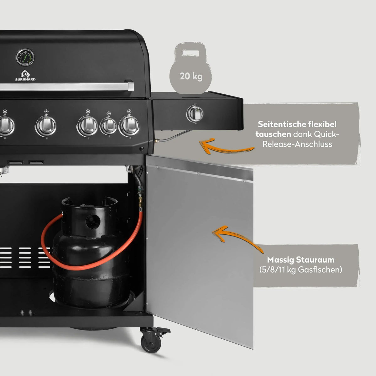 Burnhard Fat FRED Deluxe Gasgril Black Edition 6 - Brenner mit Gusseisenrost (Series 4) - grillstir.comBurnhard Fat FRED Deluxe Gasgril Black Edition 6 - Brenner mit Gusseisenrost (Series 4)Burnhardgrillstir.com