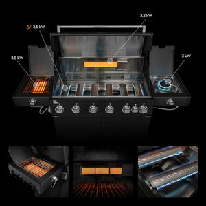 Burnhard Fat FRED Deluxe+ Gasgrill Black Edition 6 - Brenner mit Edelstahlrost (Series 4) - grillstir.comBurnhard Fat FRED Deluxe+ Gasgrill Black Edition 6 - Brenner mit Edelstahlrost (Series 4)Burnhardgrillstir.com