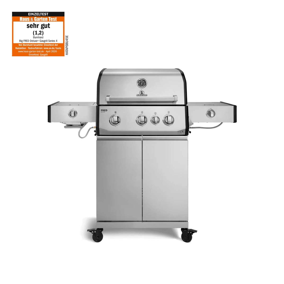 Burnhard FRED Deluxe+ Edelstahl mit Gussrosten (Series 4) - grillstir.comBurnhard FRED Deluxe+ Edelstahl mit Gussrosten (Series 4)GrillBurnhardgrillstir.com