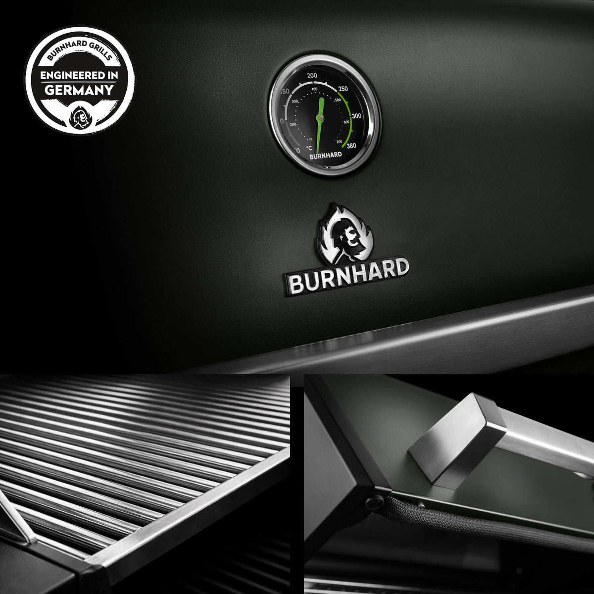 Burnhard FRED Deluxe Gasgrill 3 - Brenner Green Edition mit Edelstahlrost Series 4 - grillstir.comBurnhard FRED Deluxe Gasgrill 3 - Brenner Green Edition mit Edelstahlrost Series 4Burnhardgrillstir.com