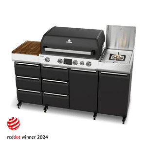Burnhard GRANT Pro - Modularer Gasgrill 4 - Brenner mit Türen und Gusseisenrost - grillstir.comBurnhard GRANT Pro - Modularer Gasgrill 4 - Brenner mit Türen und GusseisenrostGrillBurnhardgrillstir.com
