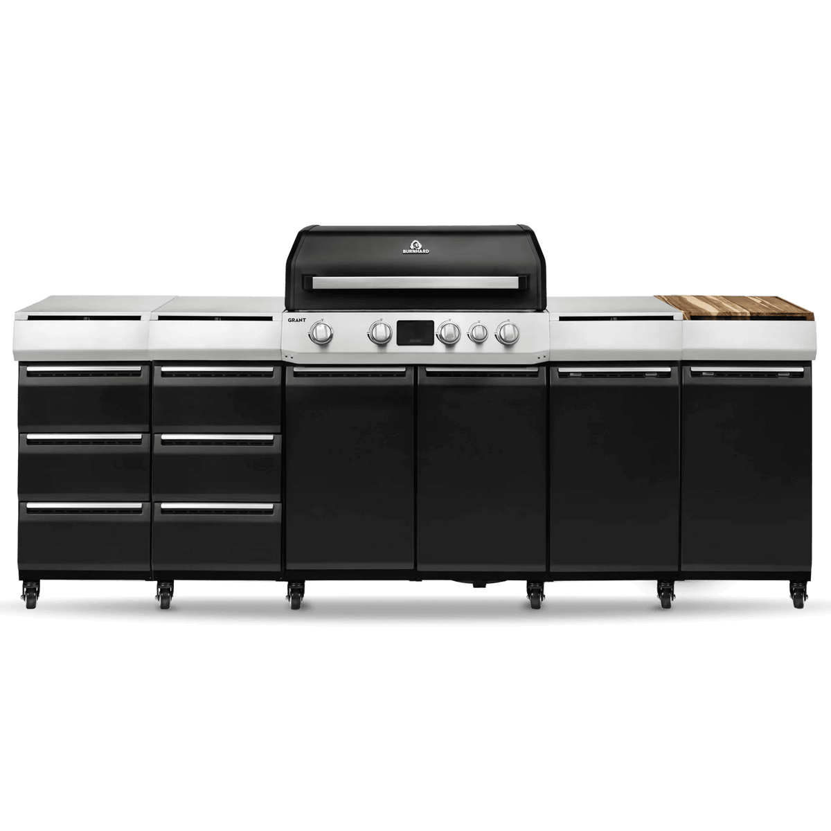 Burnhard GRANT Station - Modularer Gasgrill 4 - Brenner mit Türen und Gusseisenrost - grillstir.comBurnhard GRANT Station - Modularer Gasgrill 4 - Brenner mit Türen und GusseisenrostAußenkücheBurnhardgrillstir.com