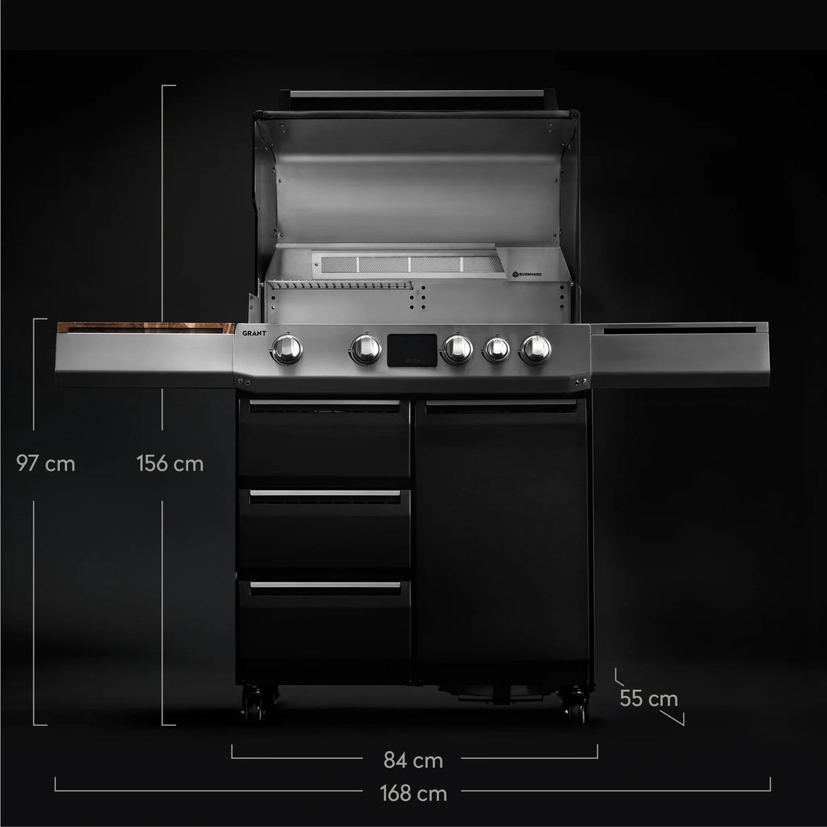 Burnhard GRANT Upgrade - Modularer Gasgrill 4 - Brenner mit Schubladen und Gusseisenrost - grillstir.comBurnhard GRANT Upgrade - Modularer Gasgrill 4 - Brenner mit Schubladen und GusseisenrostGrillBurnhardgrillstir.com