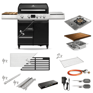 Burnhard GRANT Upgrade - Modularer Gasgrill 4 - Brenner mit Türen und Gusseisenrost - grillstir.comBurnhard GRANT Upgrade - Modularer Gasgrill 4 - Brenner mit Türen und GusseisenrostGrillBurnhardgrillstir.com